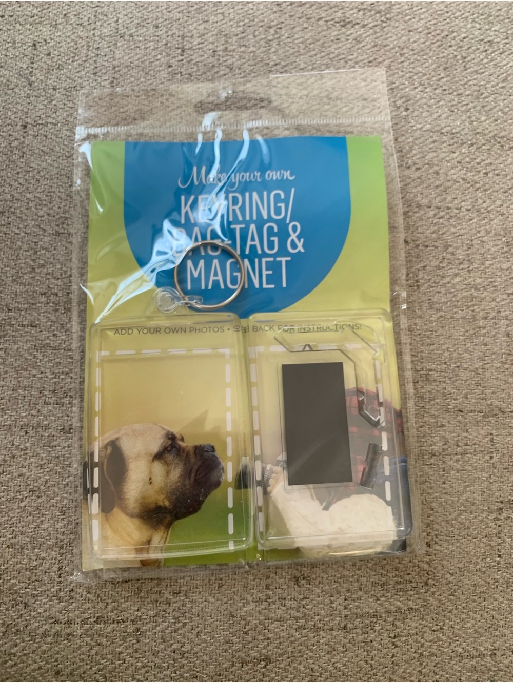 Magic Memories "Make Your Own Keyring / Bag-Tag & Magnet" craft kit